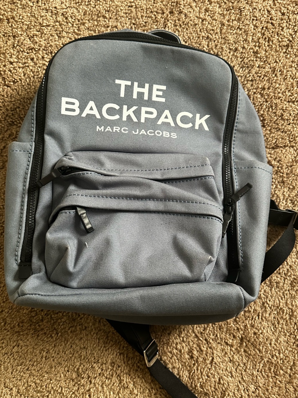 Marc Jacobs light blue 'The Backpack' Nylon Daypack